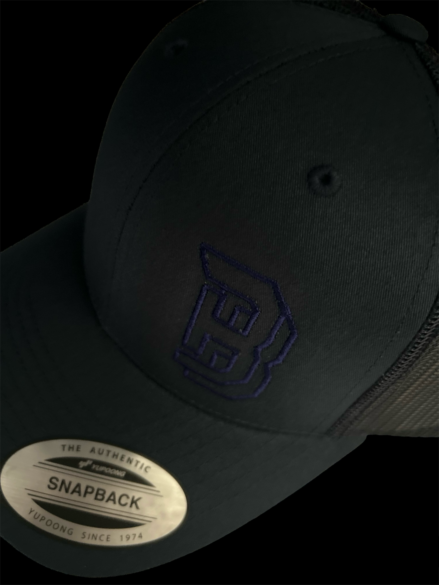 BASICS Cap - Navy (blue stitch)